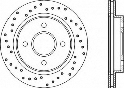 OPEN PARTS bdrs118525 -  Тормозной диск
